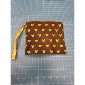 Disney Mickey Mouse Print Wristlet Bag Small Purse Clutch Handbag Travel